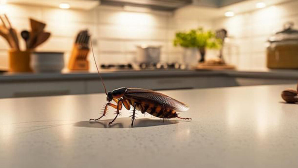 ความเสี่ยงเชื้อโรคจากแมลงสาบและแมลงในครัว